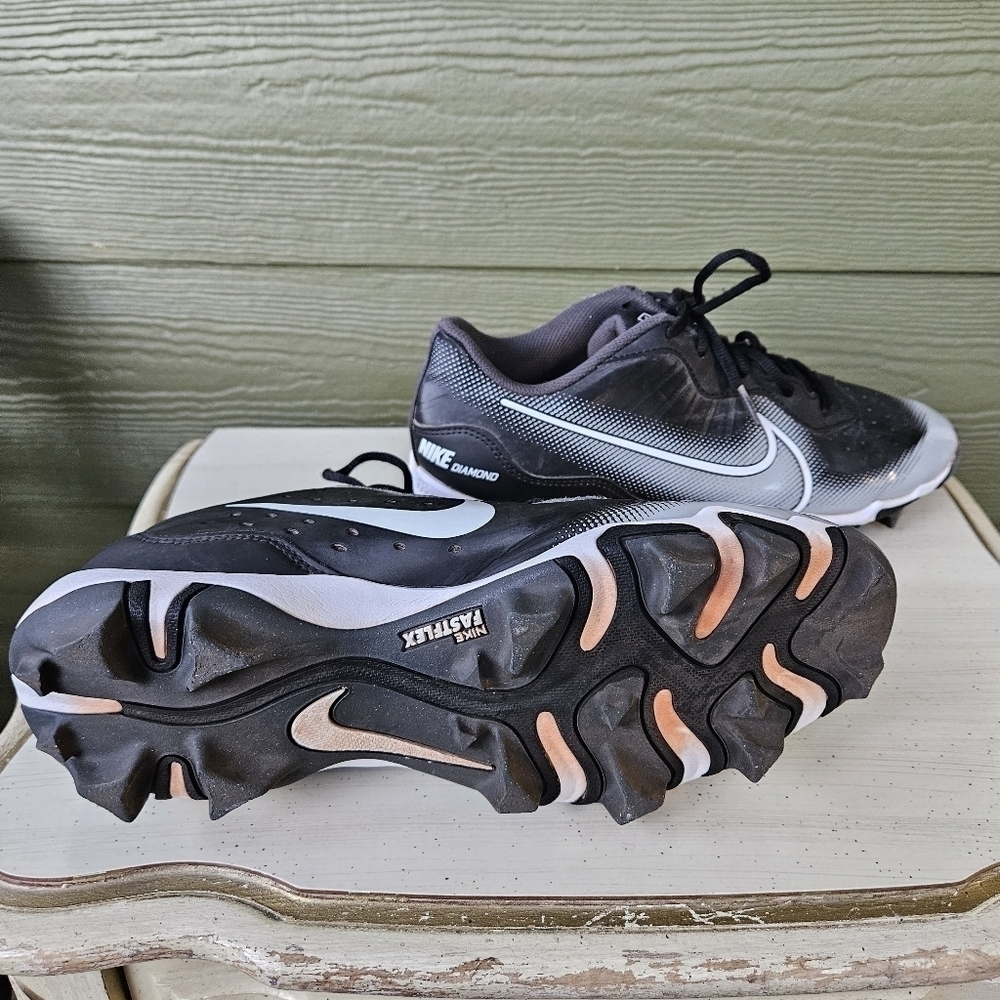 Nike Alpha Huarache Elite 4 Low DJ6524-011 Baseball Cleats Black Men’s Size 9.5 - Picture 16 of 16